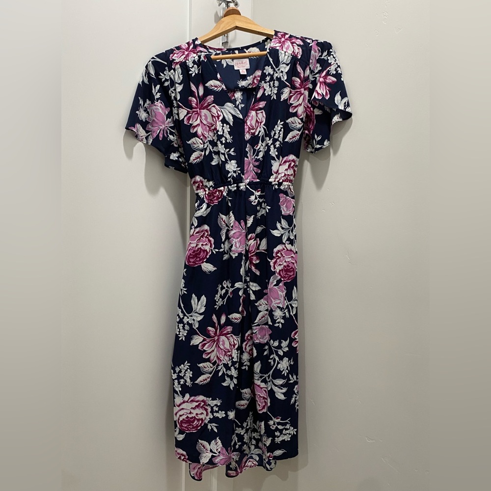 Isabel maternity floral dress